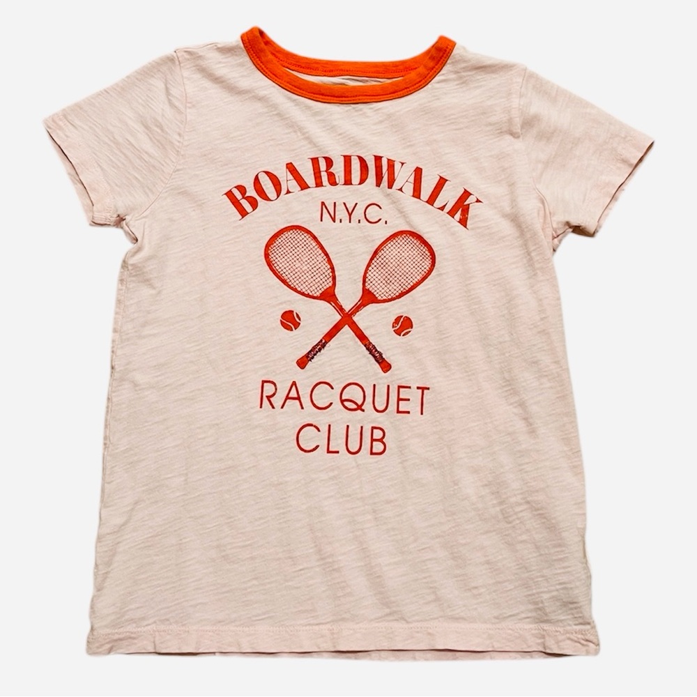Crewcuts L(10-11) short sleeve graphic ringer tee